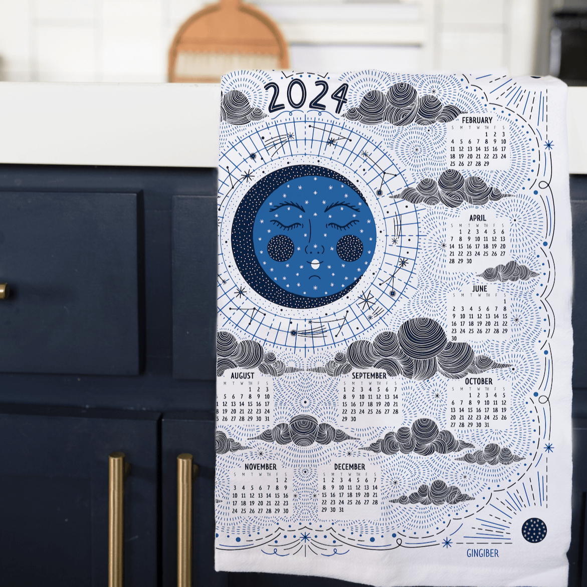 2024 Tea Towel Calendar