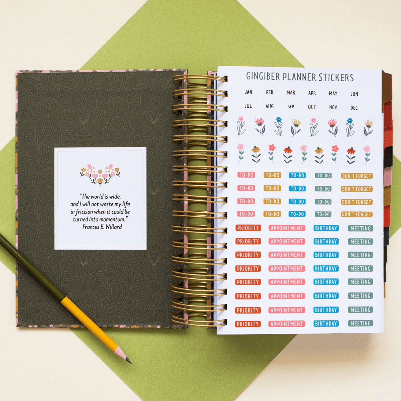 Evergreen Daily Planner