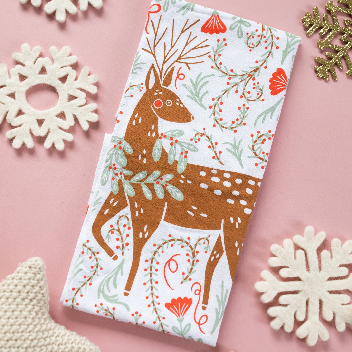Deer Tea Towel