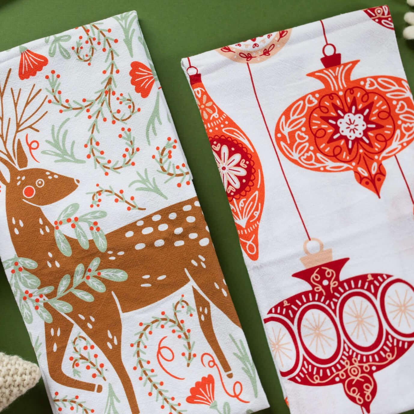 Festive Holiday Tea Towel Bundle