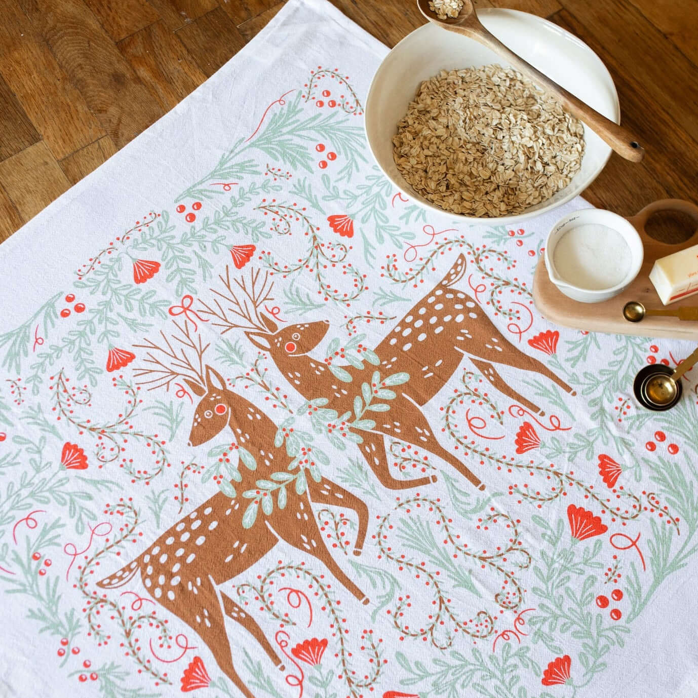 Festive Holiday Tea Towel Bundle