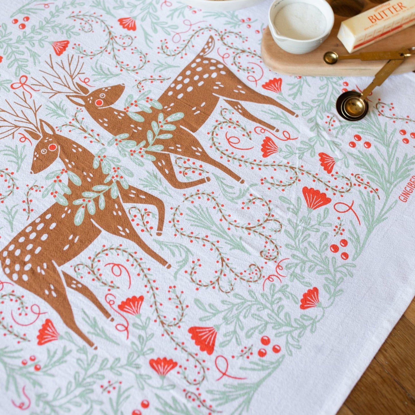 Deer Tea Towel