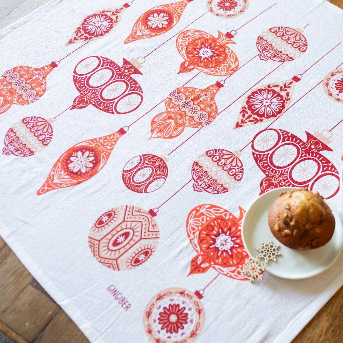 Ornament Tea Towel