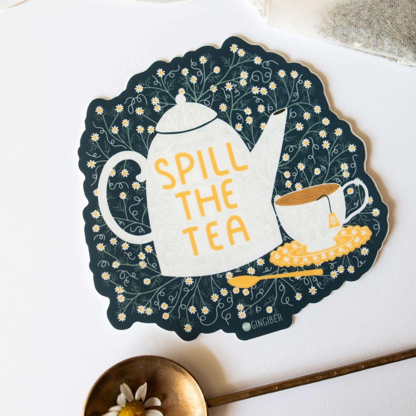 Spill the Tea Sticker