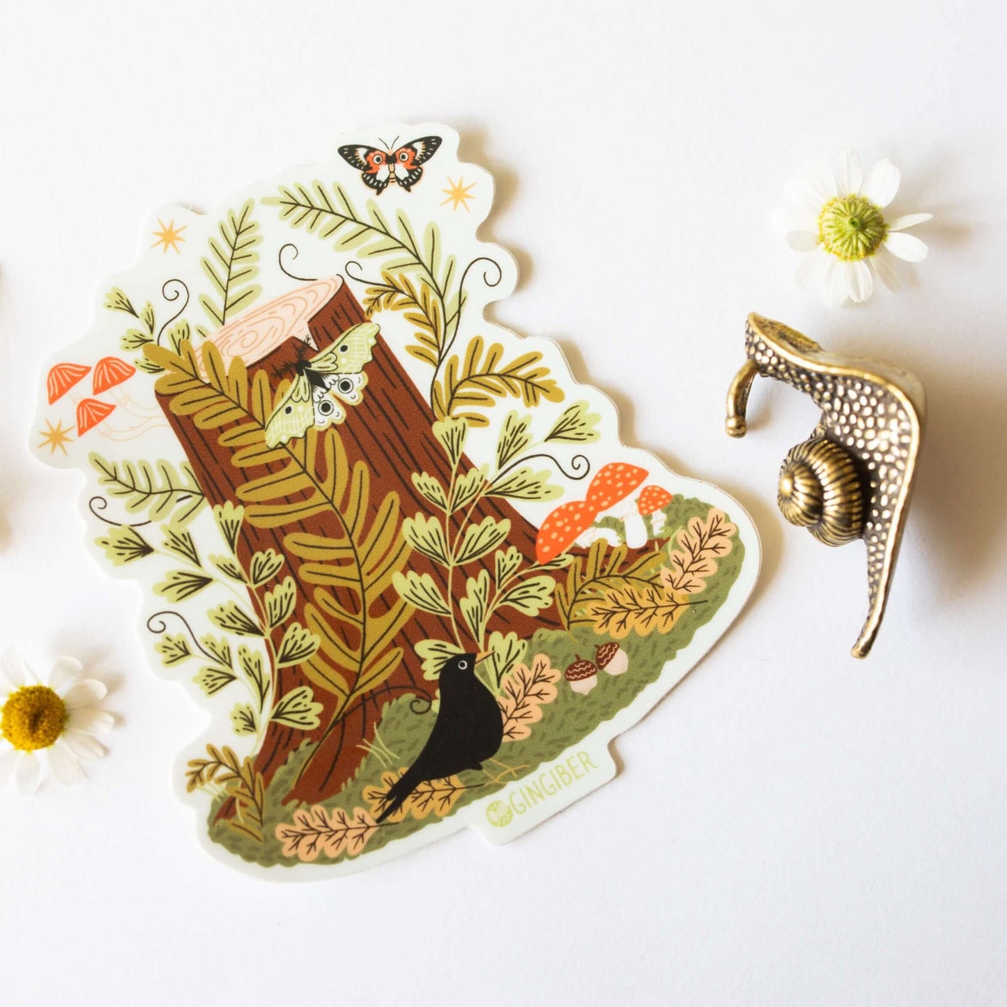 Tree Stump Sticker
