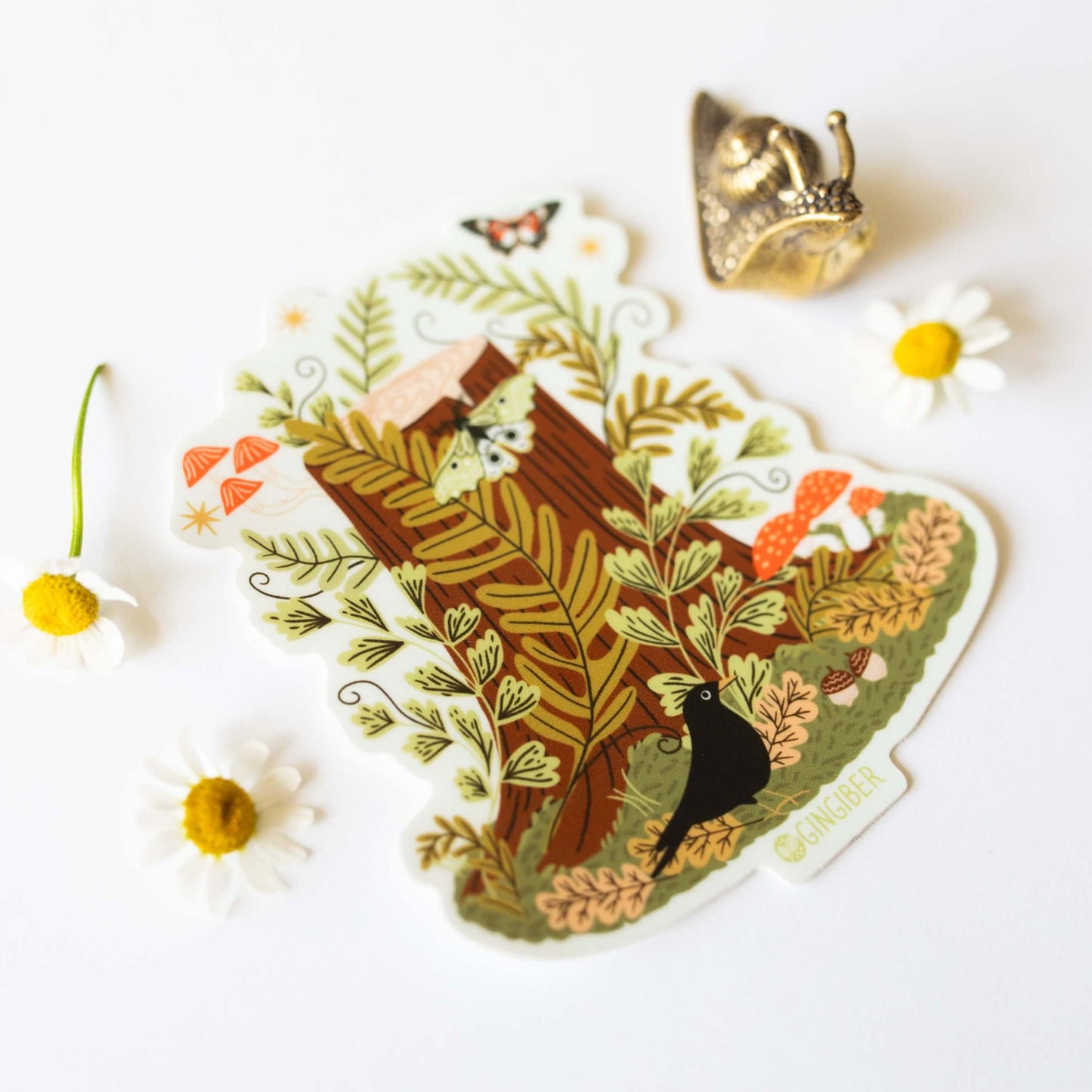 Tree Stump Sticker
