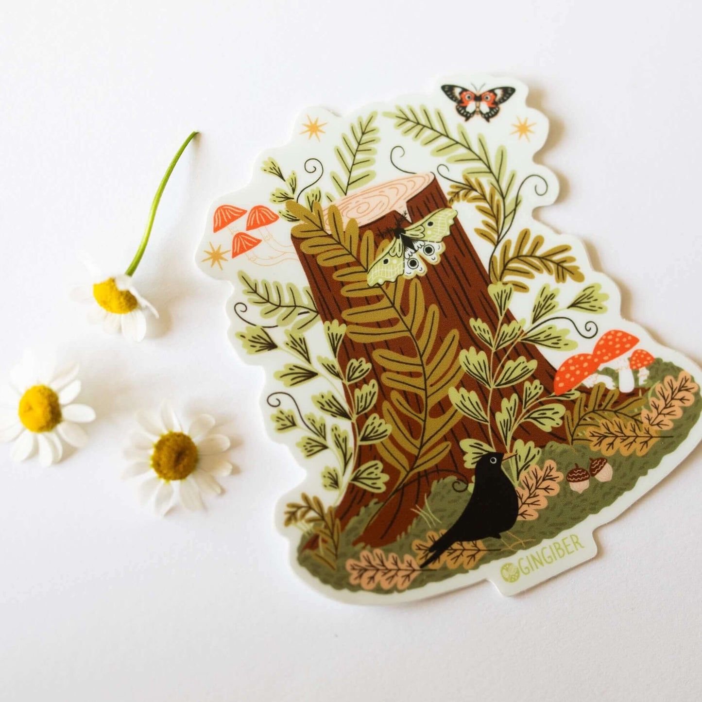 Tree Stump Sticker