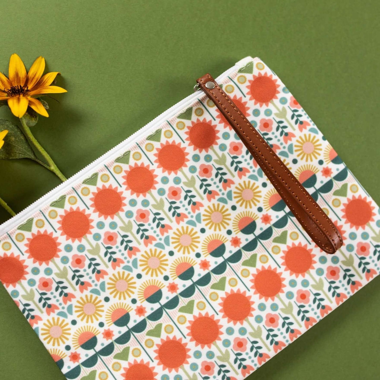 Popping Flowers Pouch