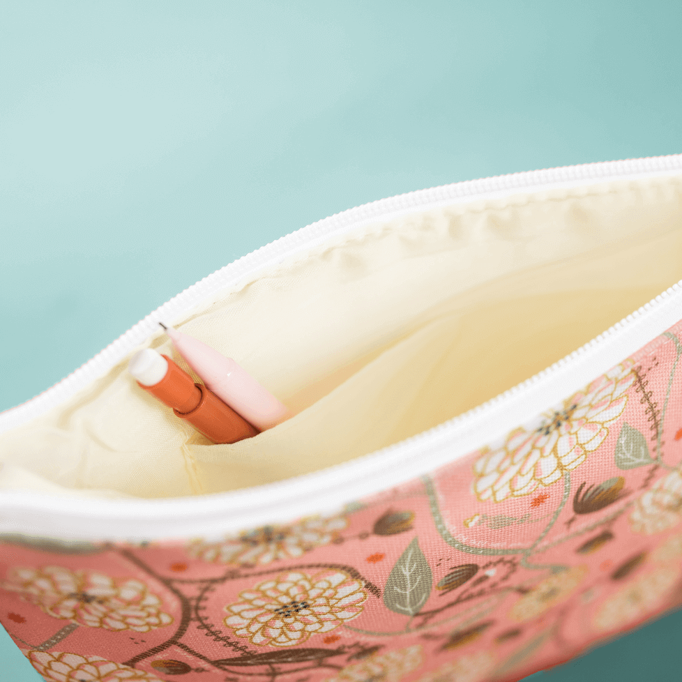 Pink Garden Pouch