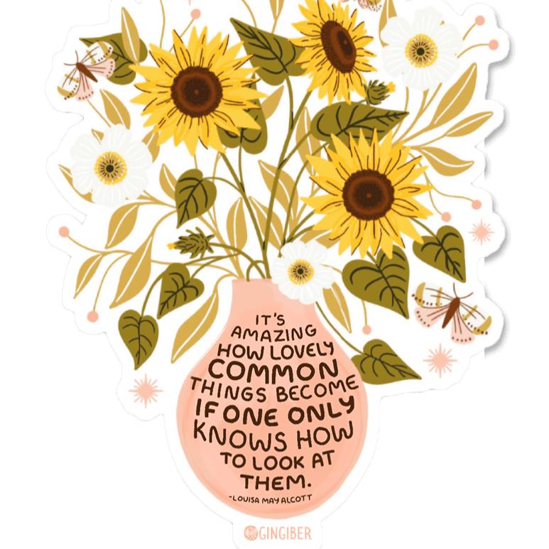 Sunflower Sticker
