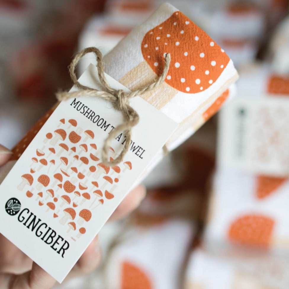 Mushroom Tea Towel