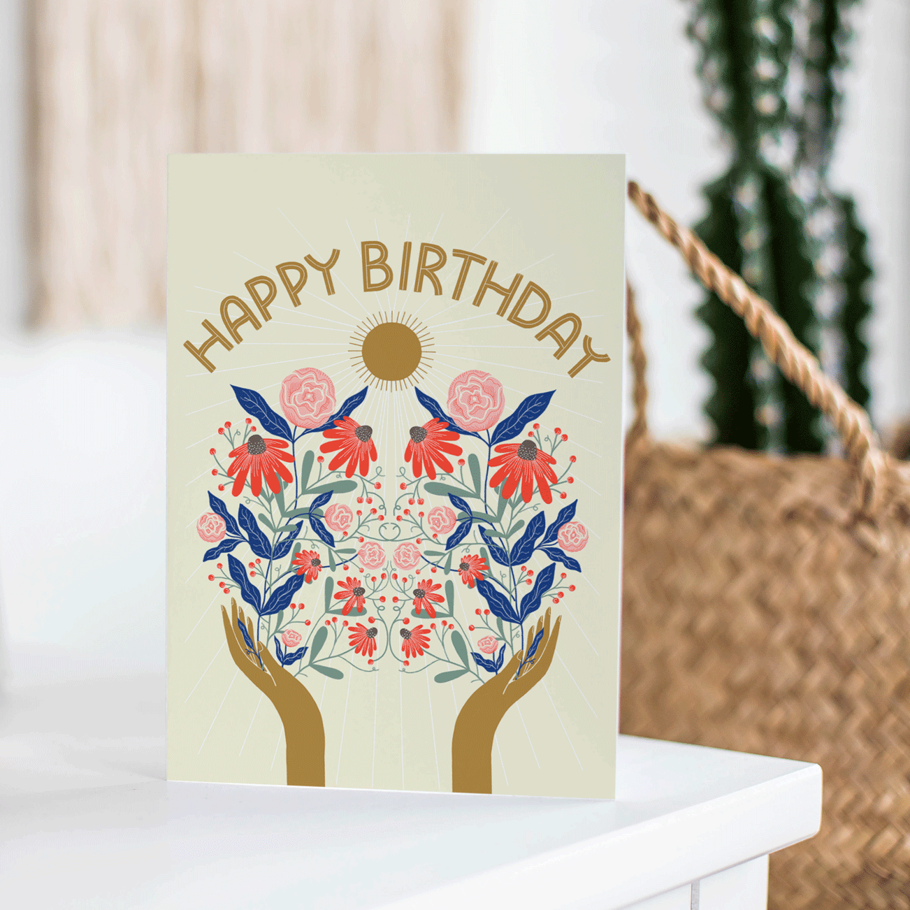 Birthday Flowers Card
