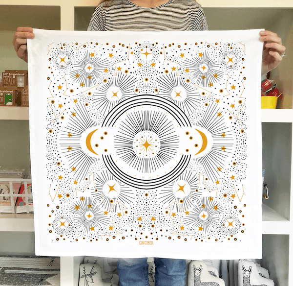 Constellation Tea Towel