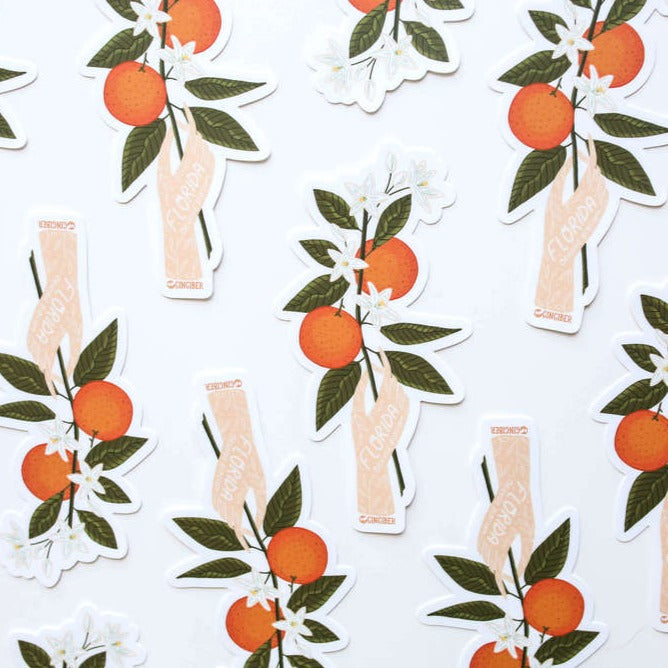 Florida State Flower Sticker