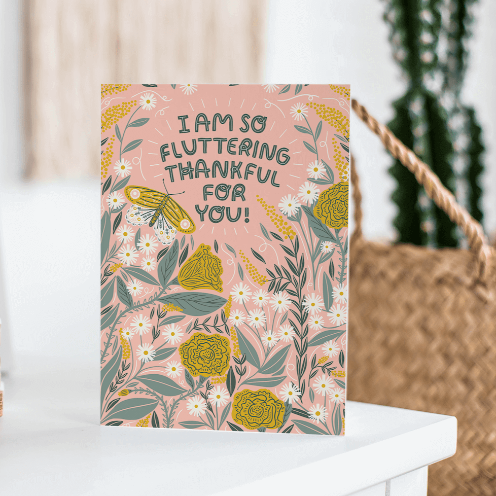 Flutter Thanks Card