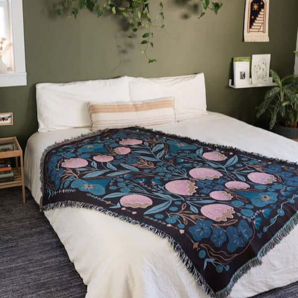 Night Flowers Blanket