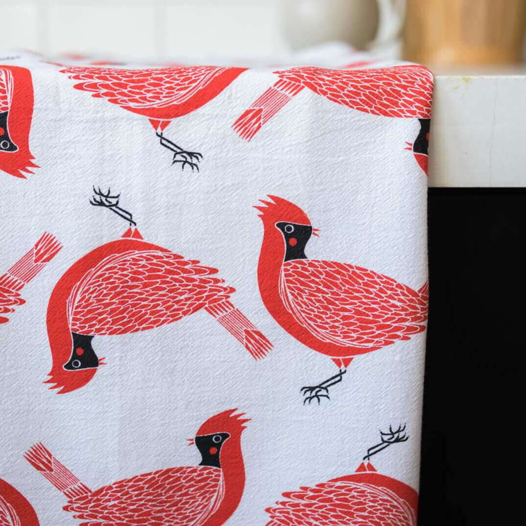 Cardinal Tea Towel