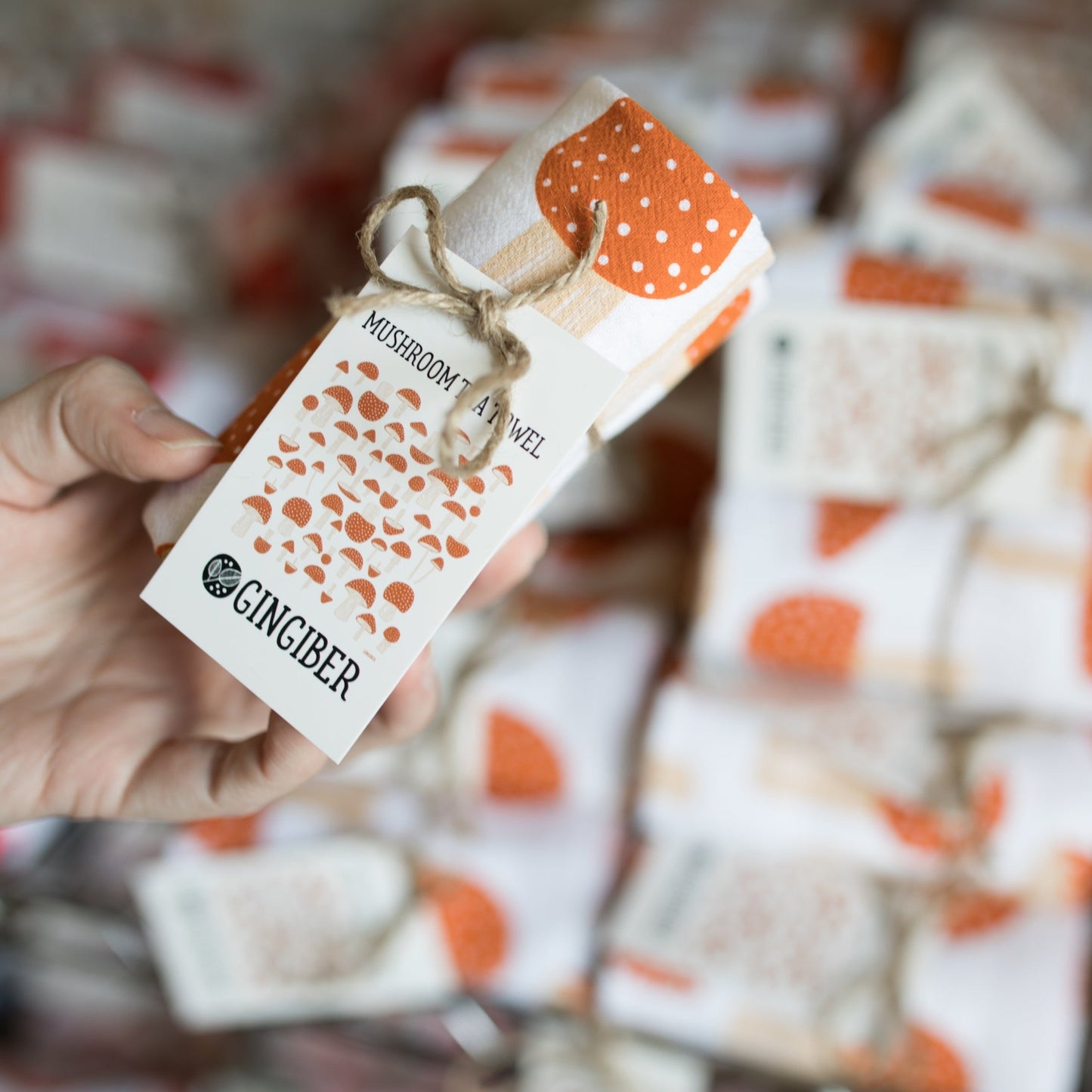 Mushroom Tea Towel