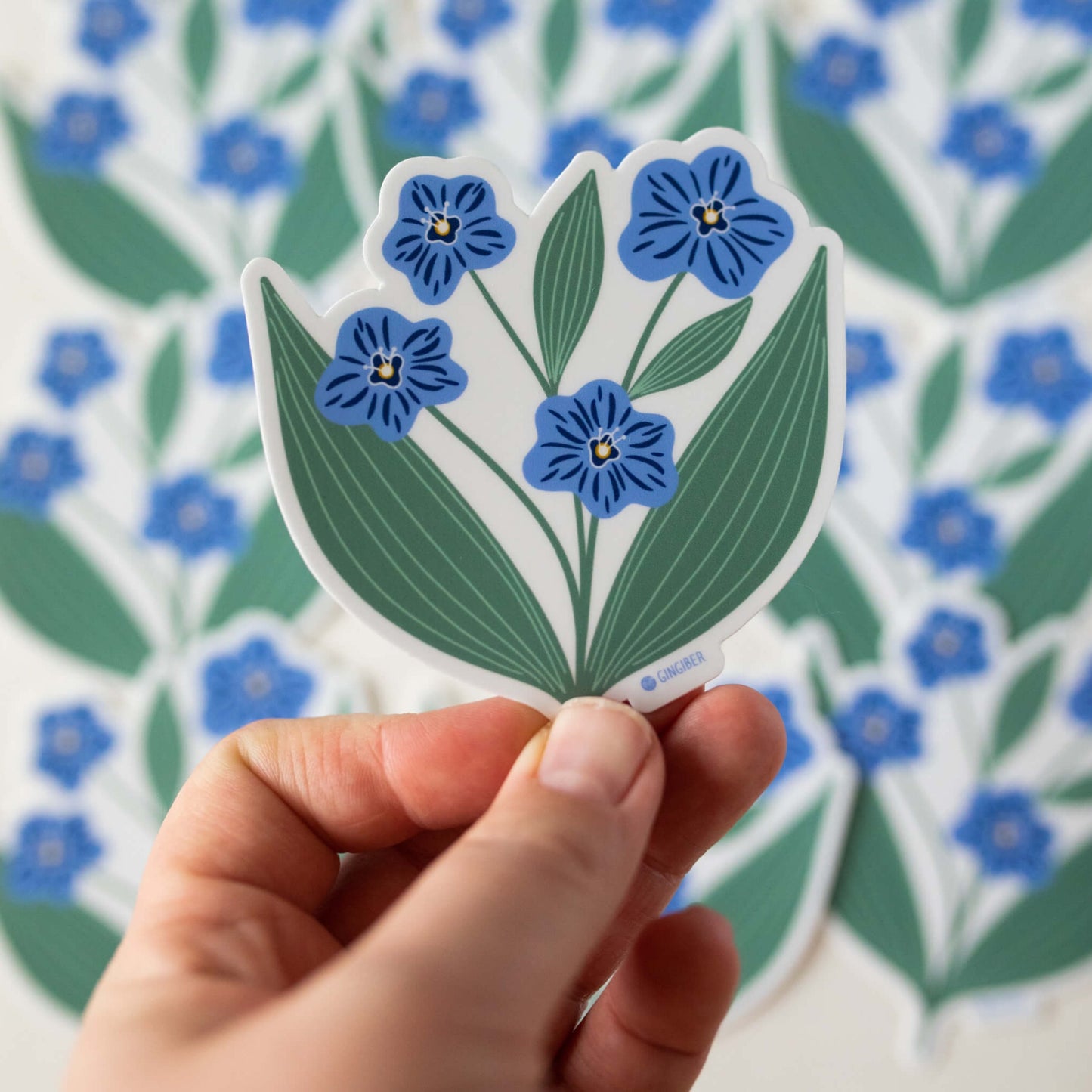 Forget-Me-Not Sticker