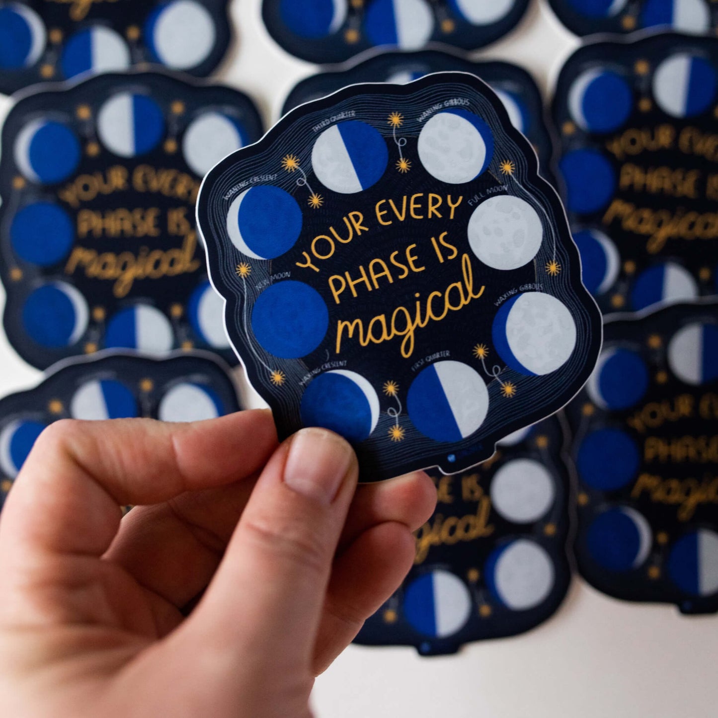 Every Moon Phase Sticker