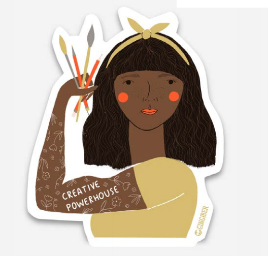 Creative Powerhouse Sticker Yellow Headband Sticker