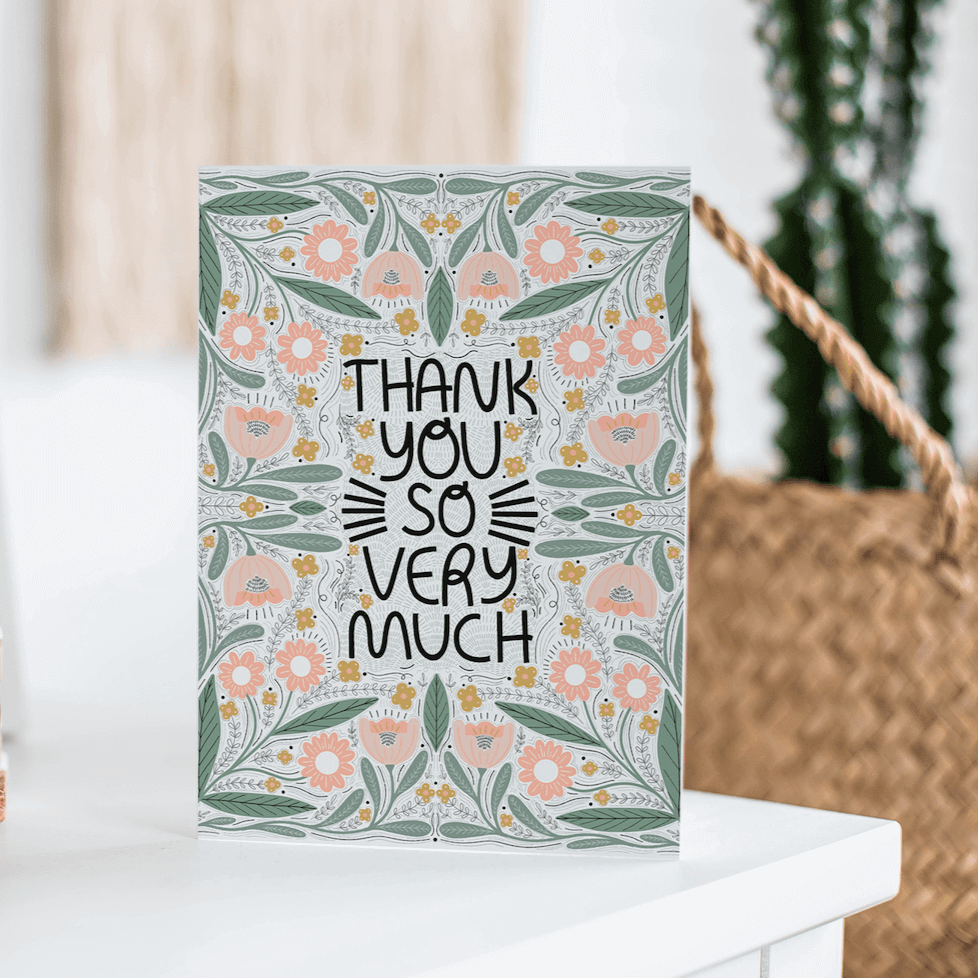 Thank You So Much Card
