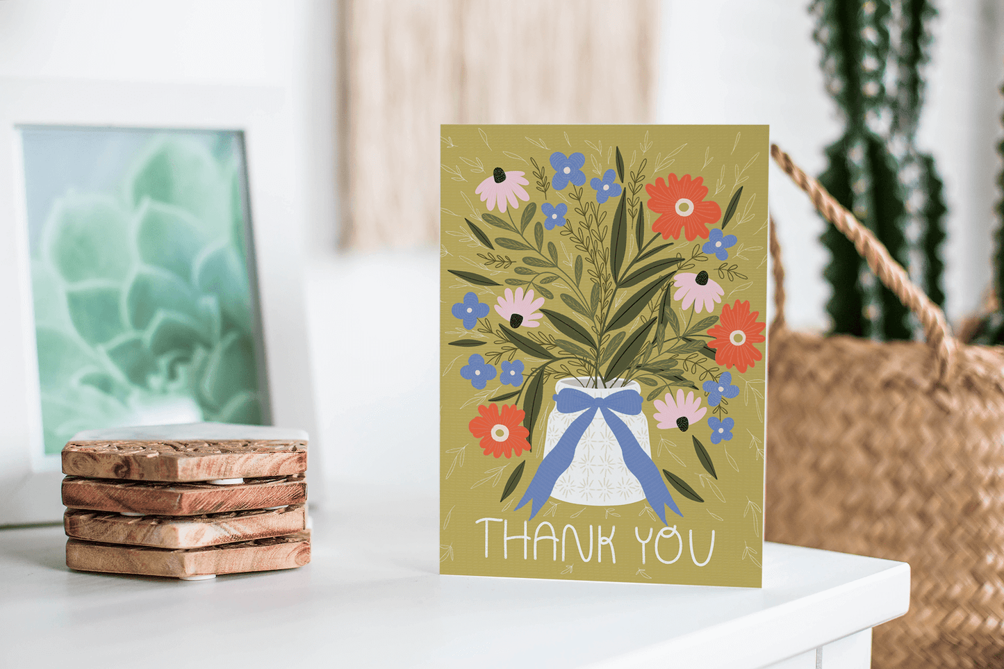 Thank You Vase Card