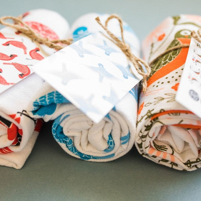 Three Bird Tea Towel Bundle