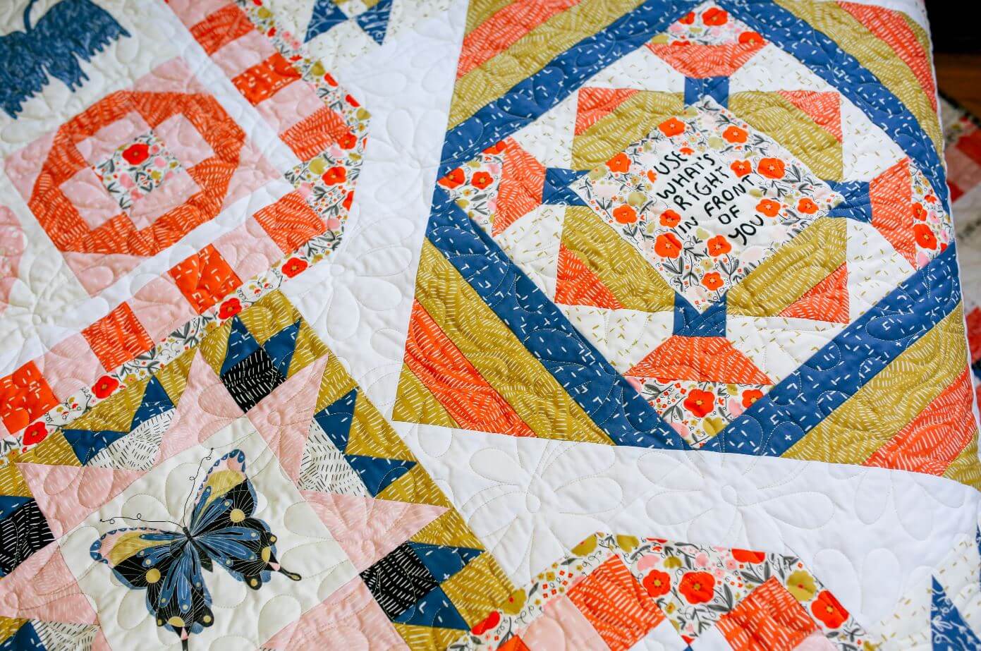 Words To Live By Quilt Pattern