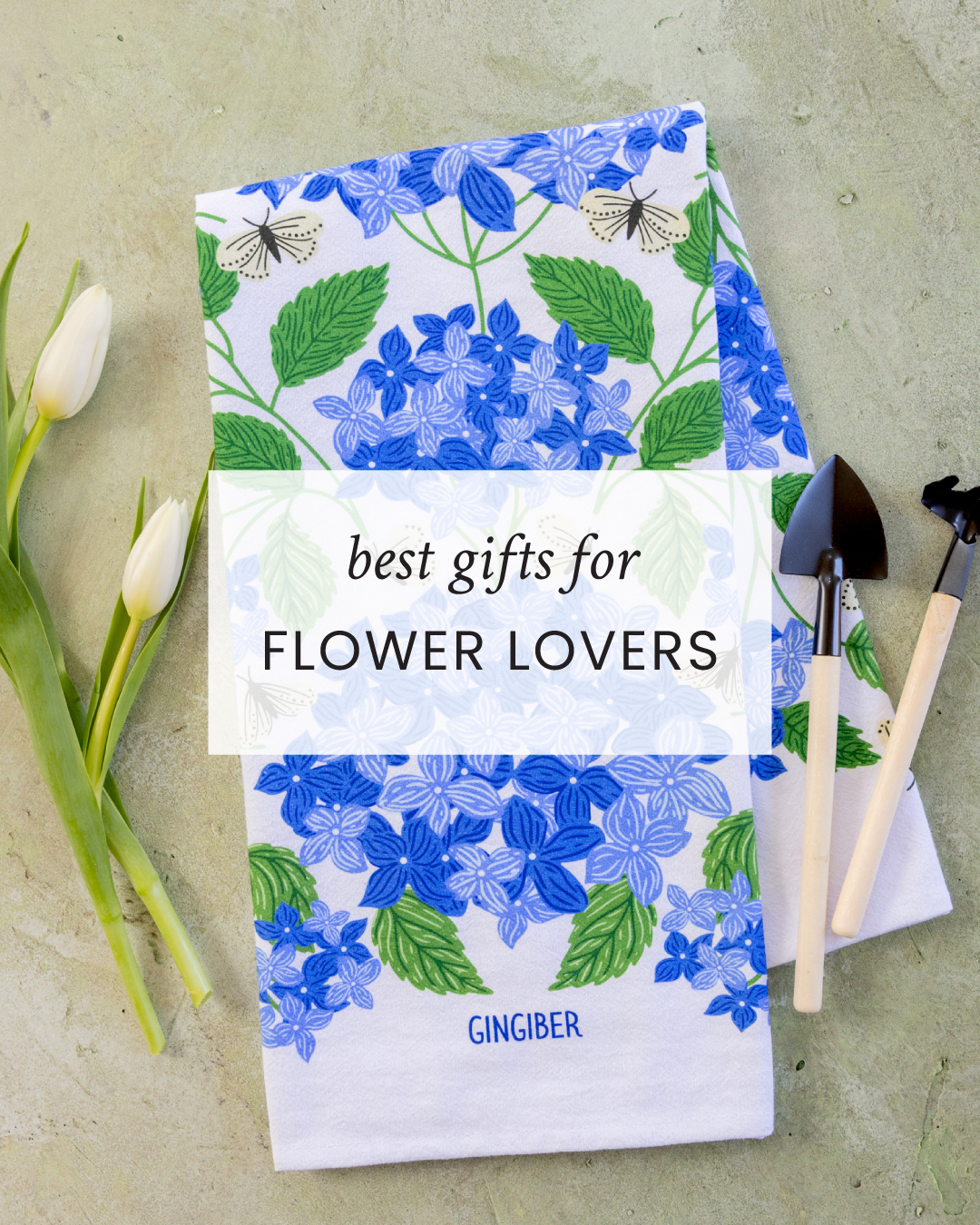 Gifts for Flower Lovers: Gingiber’s Flower-Filled Tea Towels