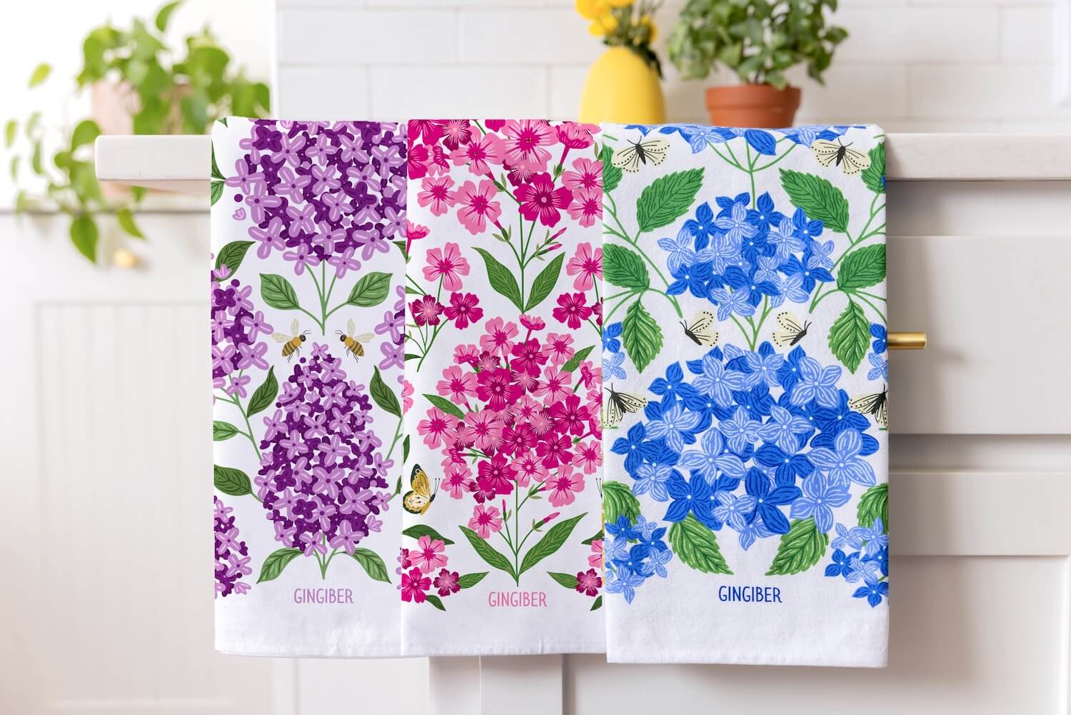 Gingiber illustrated tea towels and kitchen gifts — the ultimate tea towel gift guide