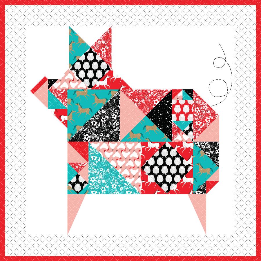 Corrections for Patchwork Pig Quilt Pattern - Gingiber