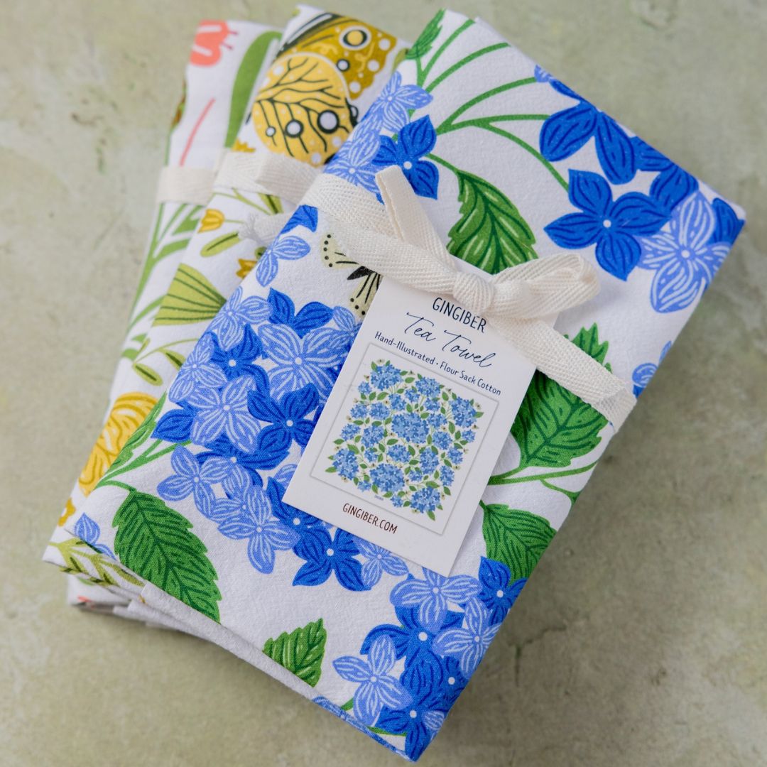 Stack of lovely tea towels for your favorite teacher