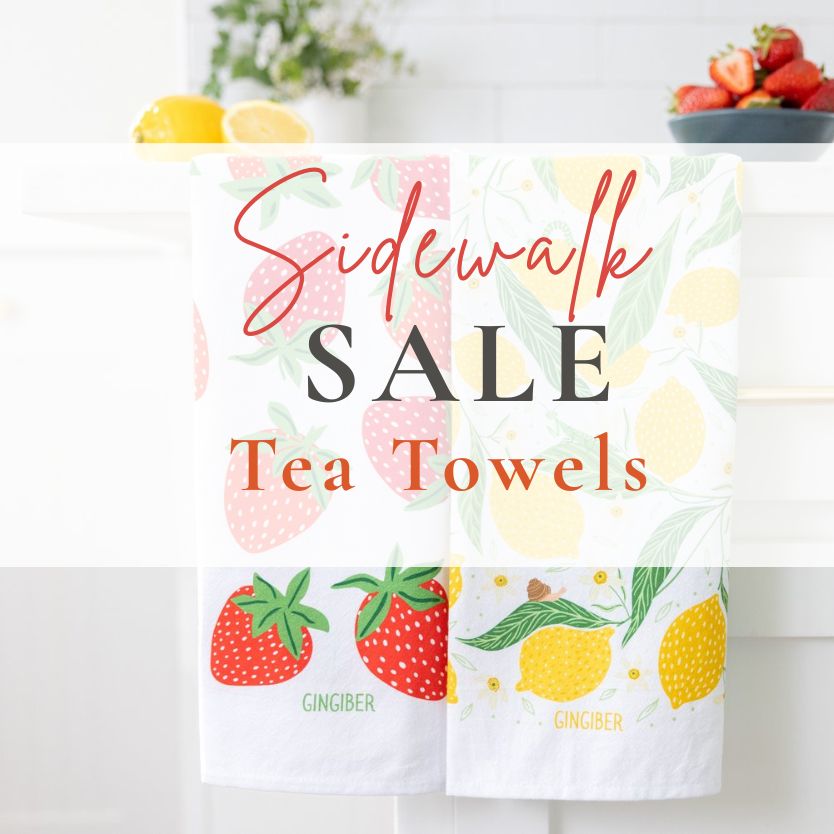 Sidewalk Sale Tea Towels