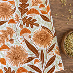 Mushroom Medley Tea Towel - Gingiber