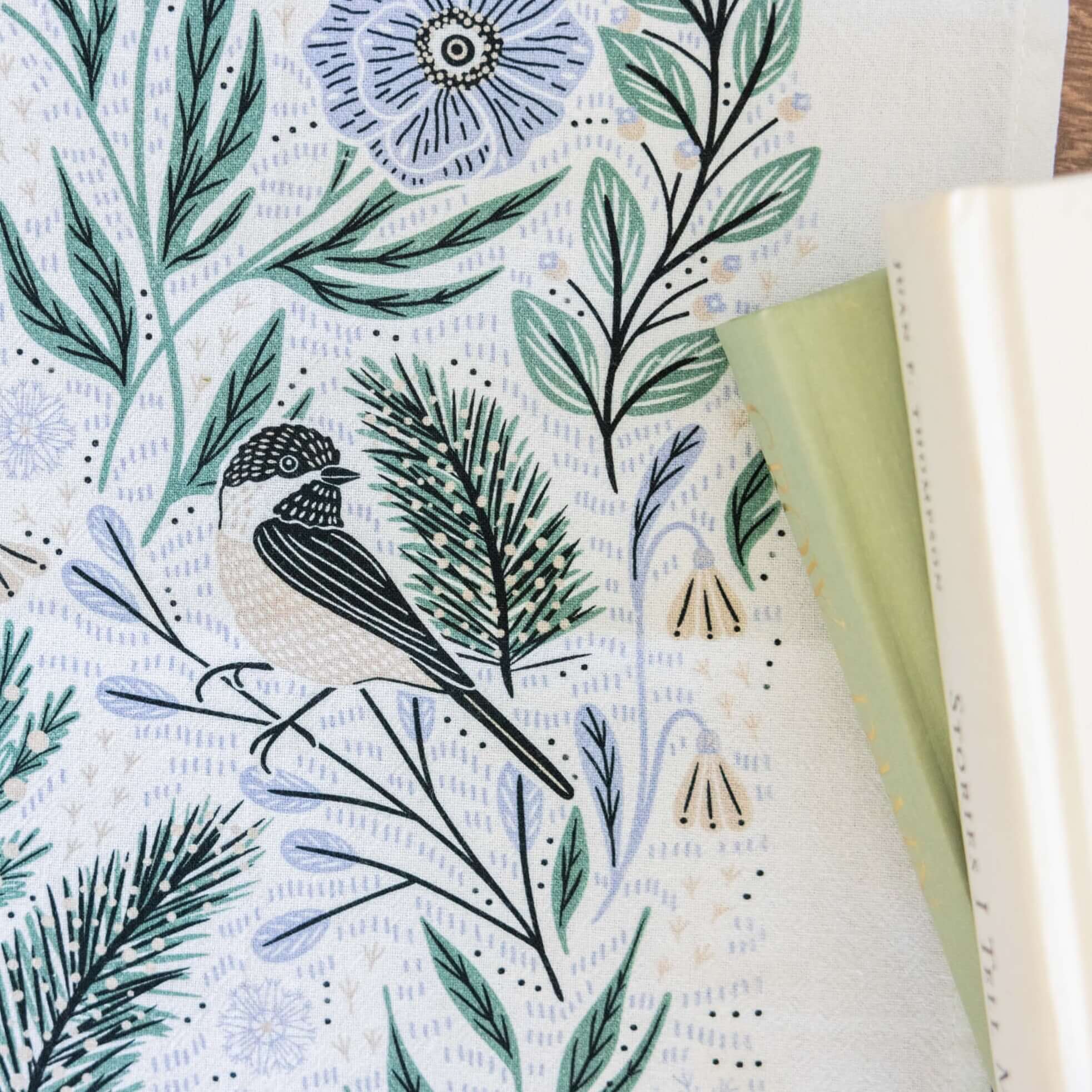 Winter Retreat Tea Towel