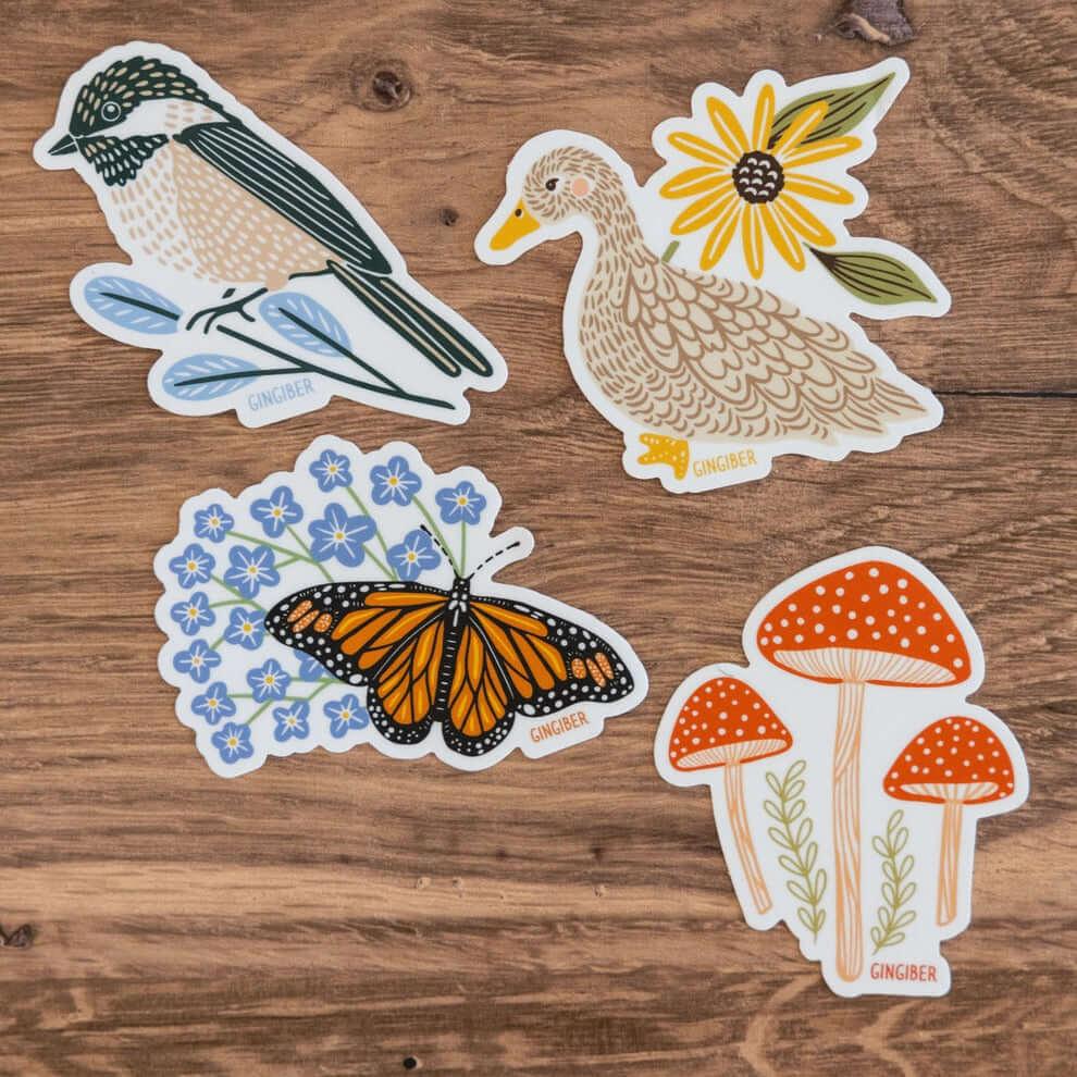 Summer Butterfly Sticker - Gingiber