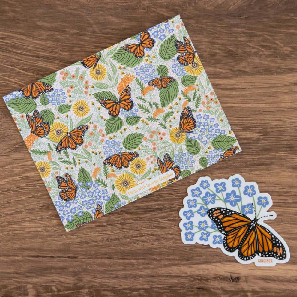 Summer Butterfly Sticker - Gingiber