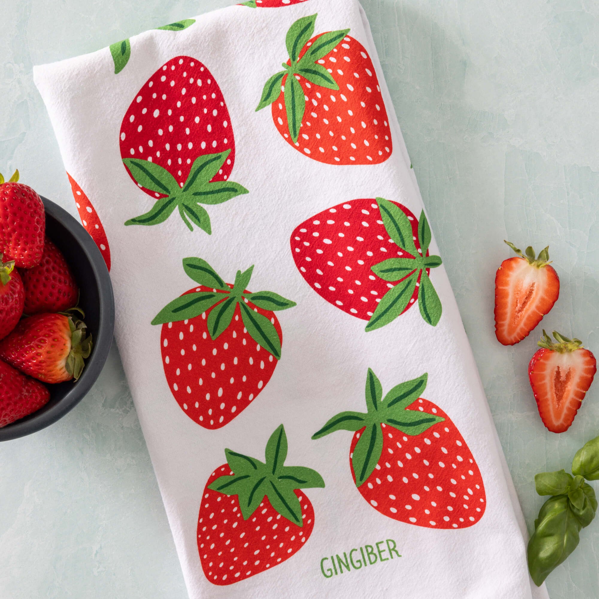 Strawberry Tea Towel
