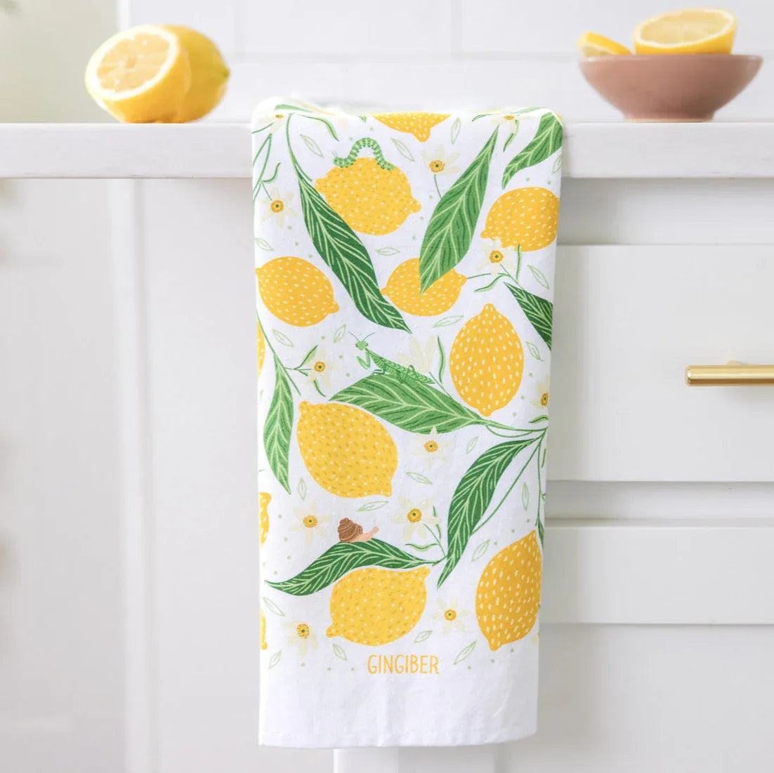 Lemon Grove Tea Towel - Gingiber
