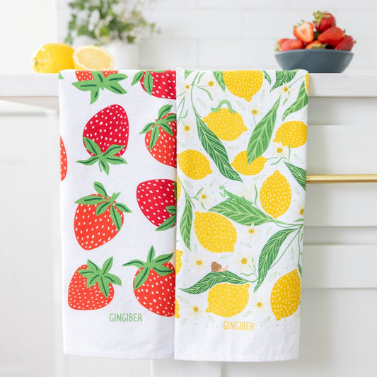 Strawberry Lemonade Tea Towel Bundle
