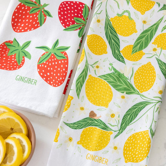 Strawberry Lemonade Tea Towel Bundle
