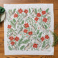 Limited Time Poinsettias & Pines Tea Towel
