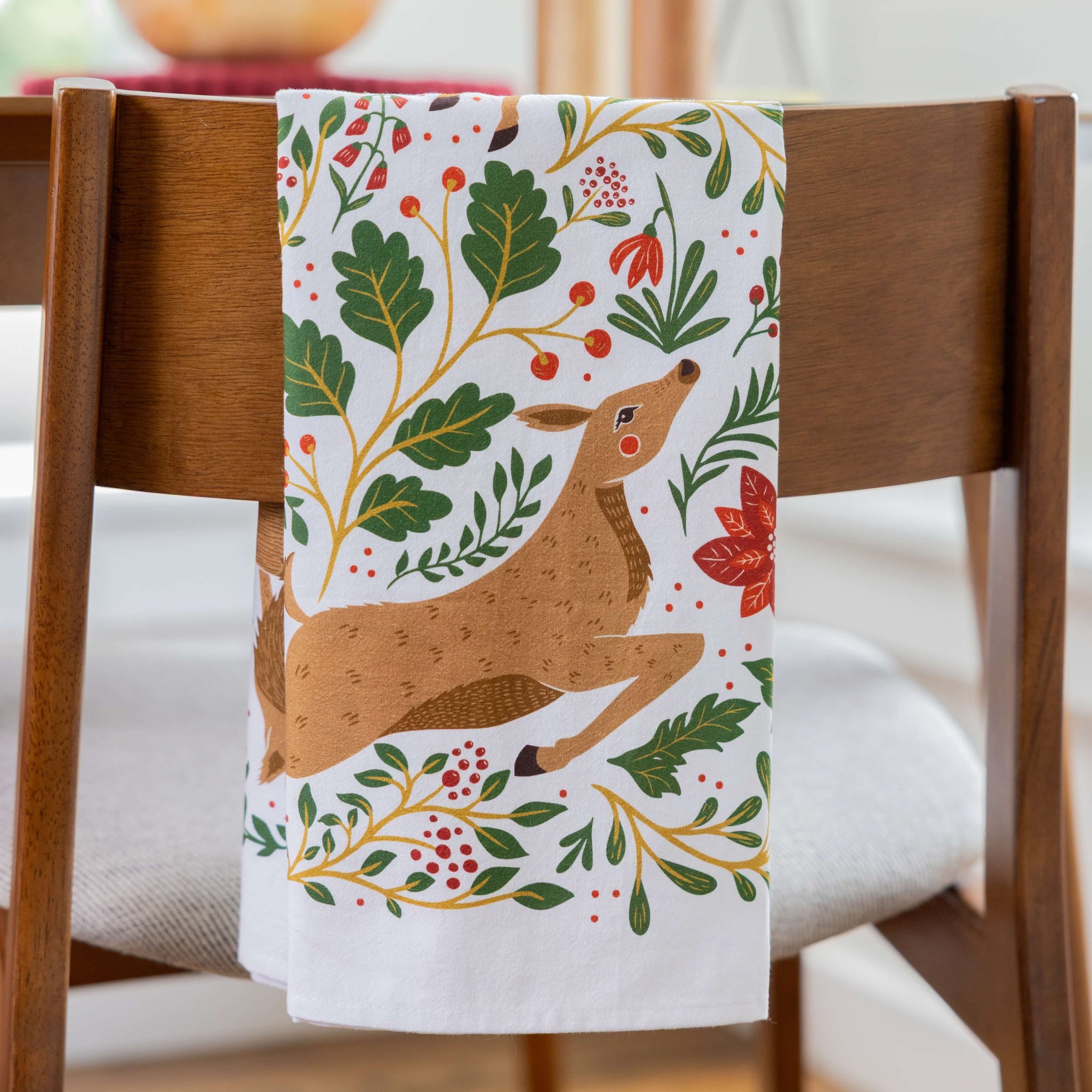 Christmas Forest II Tea Towel