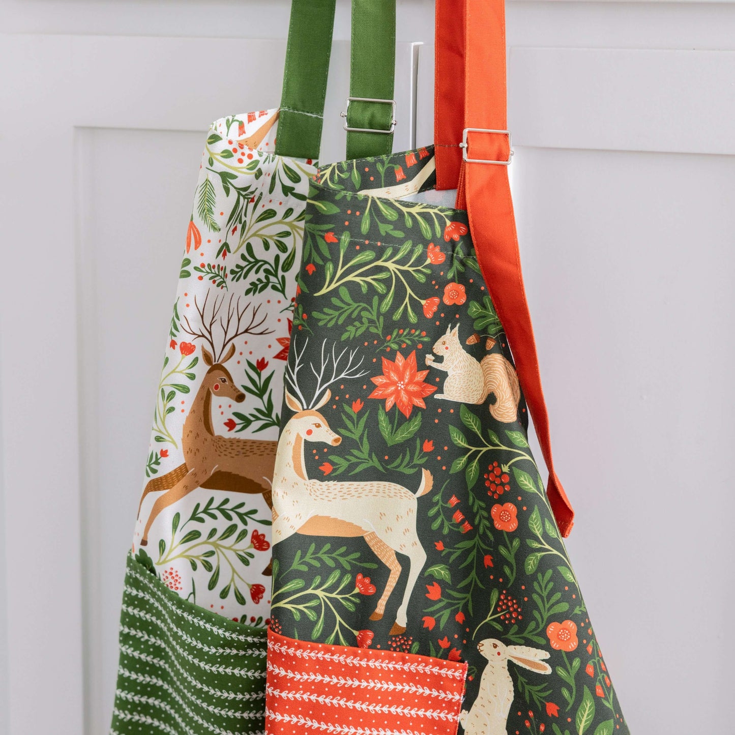 Evergreen Christmas Forest Apron