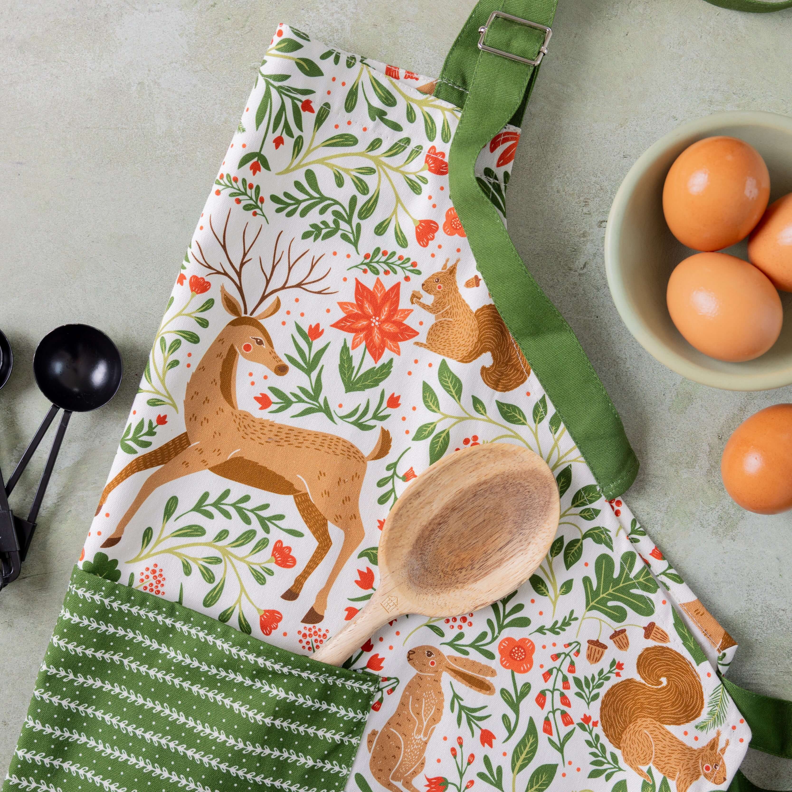 Christmas Forest Apron