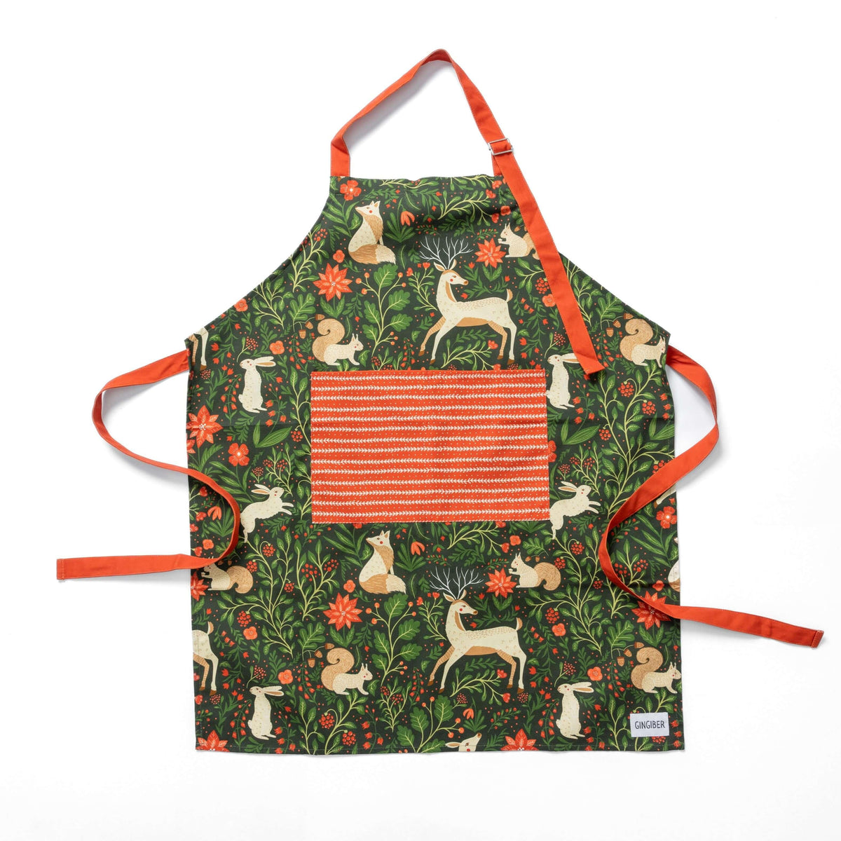 Evergreen Christmas Forest Apron (REDIRECT) - Gingiber