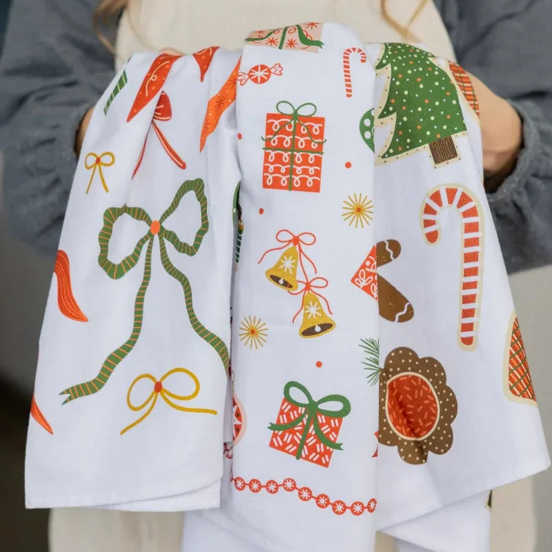 Bows Tea Towel - Gingiber