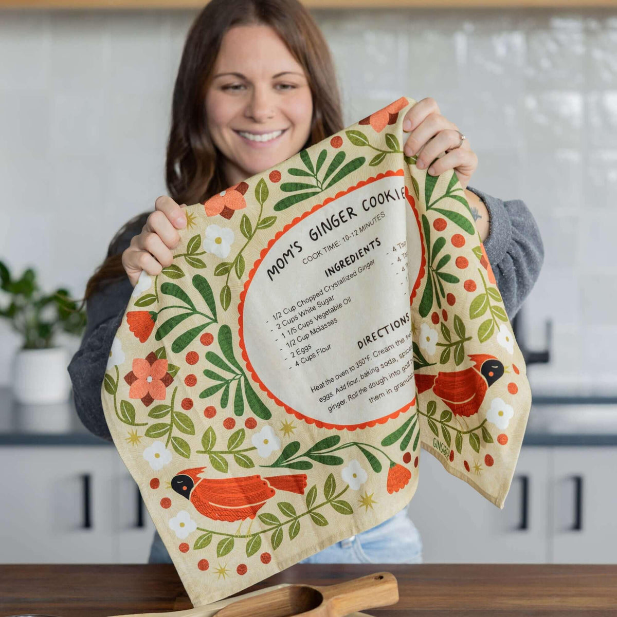 Sugar & Spice Tea Towel Bundle - Gingiber