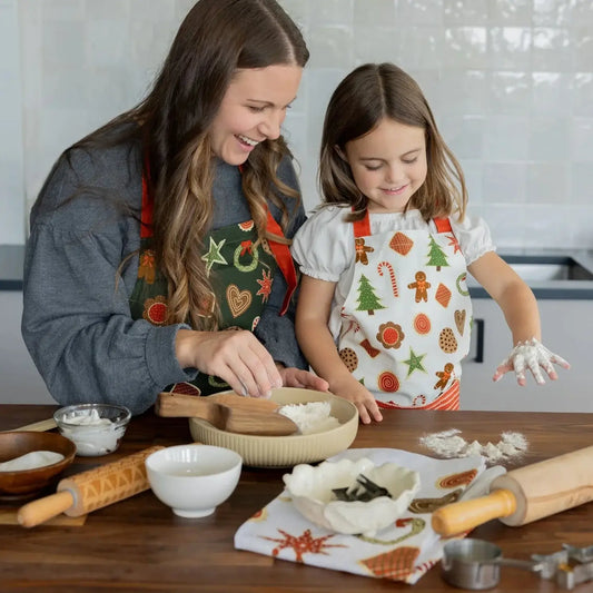Mother/Daughter Holiday Matching Apron Set